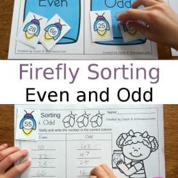 FREE Firefly Even and Odd Sorting Activity