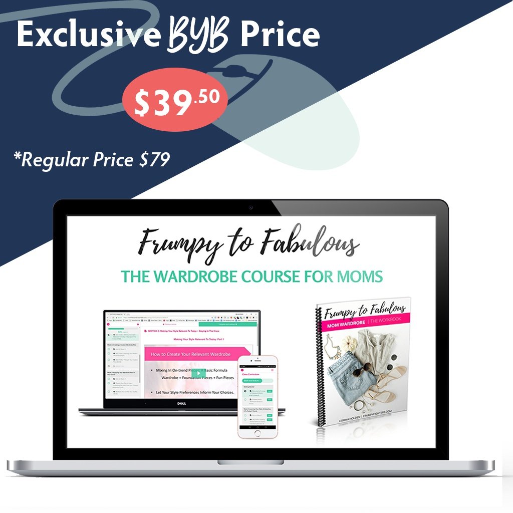 Build Your Bundle FLASH SALE! 50% Off Frumpy to Fabulous: The Wardrobe Course for Moms!