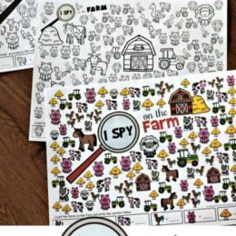 FREE I Spy Farm Animals Printables