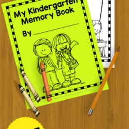 FREE Kindergarten Memory Book