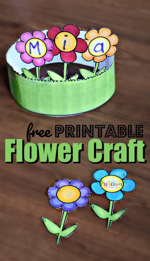 FREE Name Flower Craft