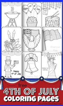 FREE 4th of July Coloring Pages