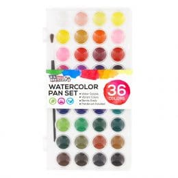 Amazon Deal: 63% Off 36 Watercolor Paint Set & Paintbrush!