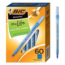 Amazon Deal: 66% Off BIC Ballpoint Pens (60-count)