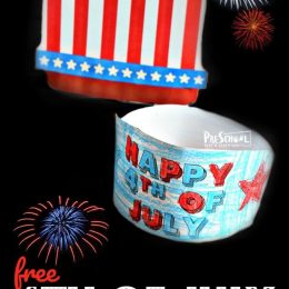 FREE 4th of July Hat Craft