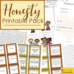 FREE Honesty Printable Pack