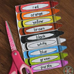 FREE Crayon Colors Craft