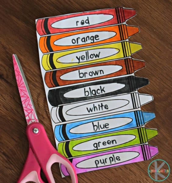 FREE Crayon Colors Craft