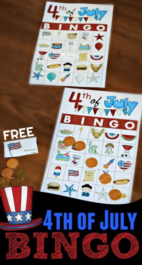 FREE 4th of July Bingo