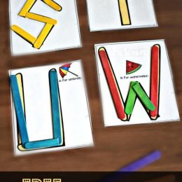 FREE Popsicle Stick Letter Printables