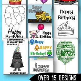 FREE Printable Birthday Cards