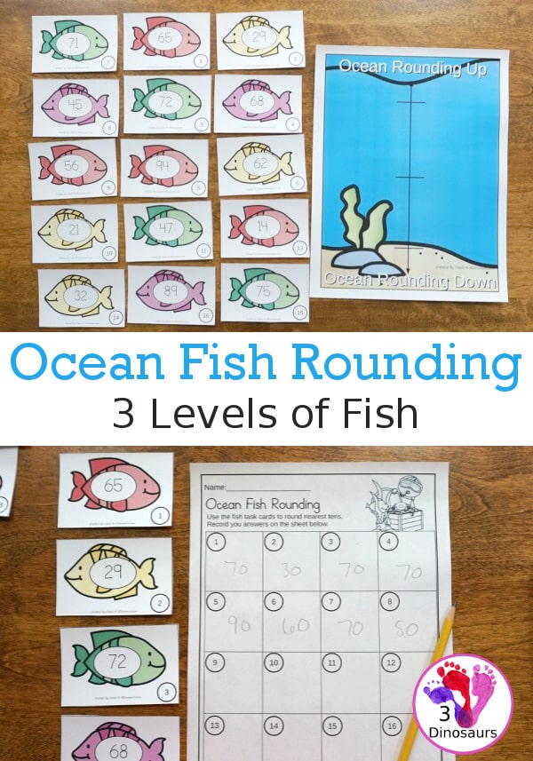 FREE Ocean Fish Rounding Activity