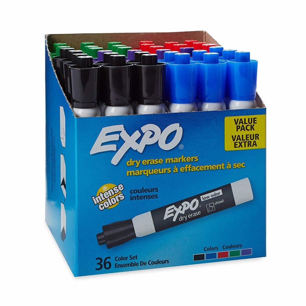 Amazon Deal: 70% Off EXPO Dry Erase Markers (36-count)