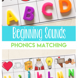 FREE Beginning Sounds Phonics Game