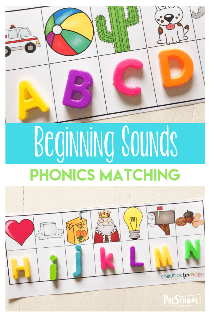 FREE Beginning Sounds Phonics Game