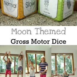 FREE Moon Landing Gross Motor Dice