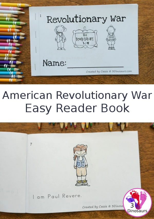 FREE American Revolutionary War Easy Reader