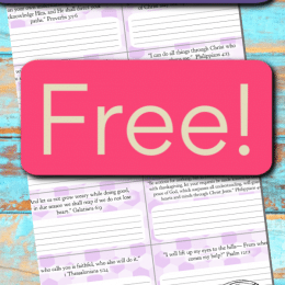 10 FREE Powerful & Printable Bible Verses for Homeschool Moms