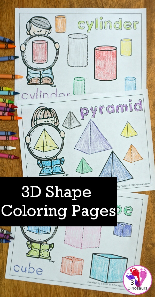 free 3d shape coloring pages free homeschool deals c