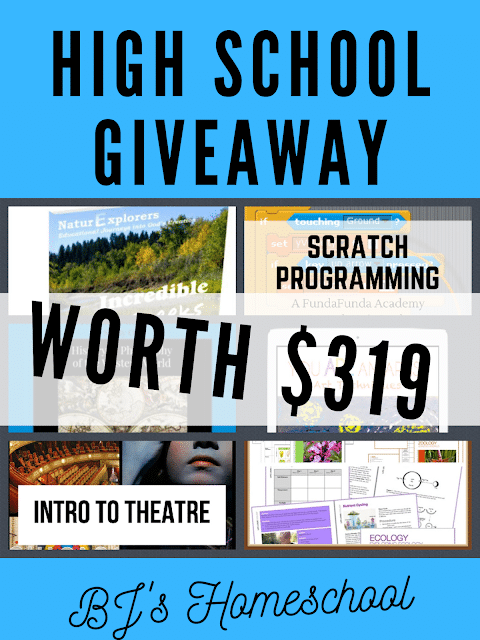 Need something else for your high school year? Enter this Back to High School GIVEAWAY! HURRY...giveaway ends September 5th! #homeschoolers #homeschooling #giveaway #freehomeschooldeals