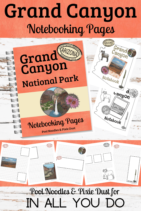 Build fun geography lessons with these FREE Grand Canyon Notebooking Pages! #fhdhomeschoolers #freehomeschooldeals #hsfreebies #hsdays #homeschoolers