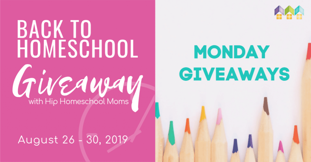 You can enter the 2019 Back to Homeschool Monday Giveaways from today until August 30! #fhdhomeschoolers #freehomeschooldeals #hsfreebies #homeschoollinglife #homeschoolmoms