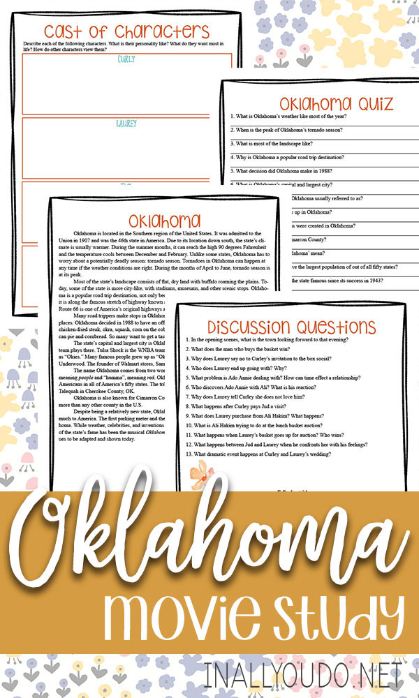 Delve into the world of the stage with this FREE Oklahoma! Musical Study! #fhdhomeschoolers #freehomeschooldeals #homeschoolinglife #hsfreebies #musicals