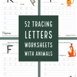 FREE Handwriting Practice with Animals