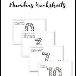 Work on numbers, pencil grip, and handwriting all in one with this Dab-a-Dot Number Practice! #freehomeschooldeals #fhdhomeschoolers #hsdays #homeschooling #homeschoolers
