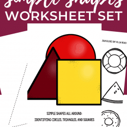 FREE Simple Shapes Worksheets