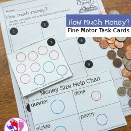FREE Money Matching Task Cards