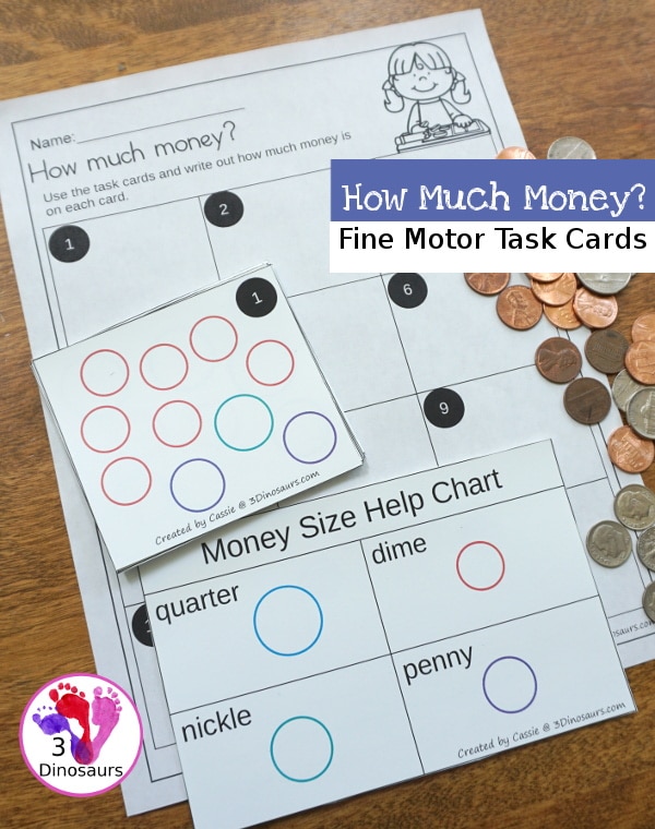 FREE Money Matching Task Cards