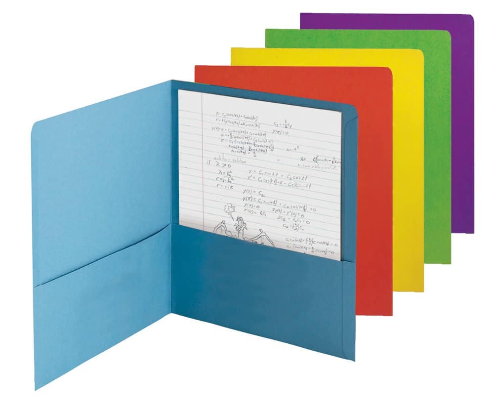 Get 42% Off Two-Pocket File Folders! #fhdhomeschoolers #freehomeschooldeals #organizational #hsdeals #hsdays