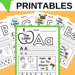 Practice new letters with these 26 FREE Printable Alphabet Worksheets! #fhdhomeschoolers #freehomeschooldeals #hsfreebies #alphabet #hsdays