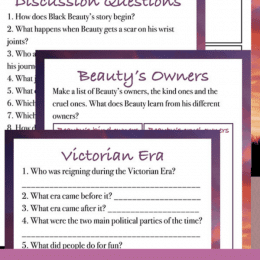 Create a classic literature study with this FREE Black Beauty Study Guide! #fhdhomeschoolers #freehomeschooldeals #hsfreebies #literature #homeschooling