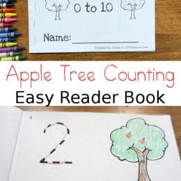 It's apple season! Check out this FREE Apple Tree Counting Easy Reader! #fhdhomeschoolers #freehomeschooldeals #fallresources #preschool #homeschoolinglife