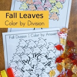 Don't dread division with this FREE Fall Leaves Color by Division! #fhdhomeschoolers #freehomeschooldeals #homeschoolmath #hsfreebies #fallresources