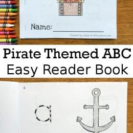 Learn pirate words with this FREE Pirate-Themed ABC Easy Reader! #fhdhomeschoolers #freehomeschoolers #hsfreebies #easyreaders #talklikeapirateday