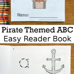 Learn pirate words with this FREE Pirate-Themed ABC Easy Reader! #fhdhomeschoolers #freehomeschoolers #hsfreebies #easyreaders #talklikeapirateday