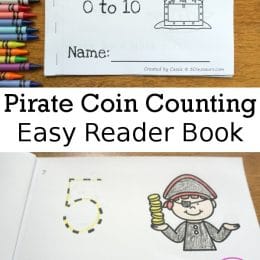 Count your pirate's booty with this FREE Pirate Coin Counting Easy Reader! #fhdhomeschoolers #freehomeschooldeals #talklikeapirate #hsfreebies #easyreaders