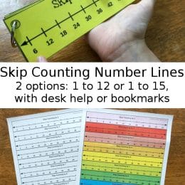 Skip counting made easy with these FREE Skip Counting Number Lines! #fhdhomeschoolers #freehomeschooldeals #hsfreebies #homeschoolers #homeschoolmoms