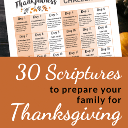 Celebrate the season with these 30 FREE Scriptures for Thanksgiving! #fhdhomeschoolers #freehomeschooldeals #christianhomeschooling #thanksgiving #homeschoolinglife