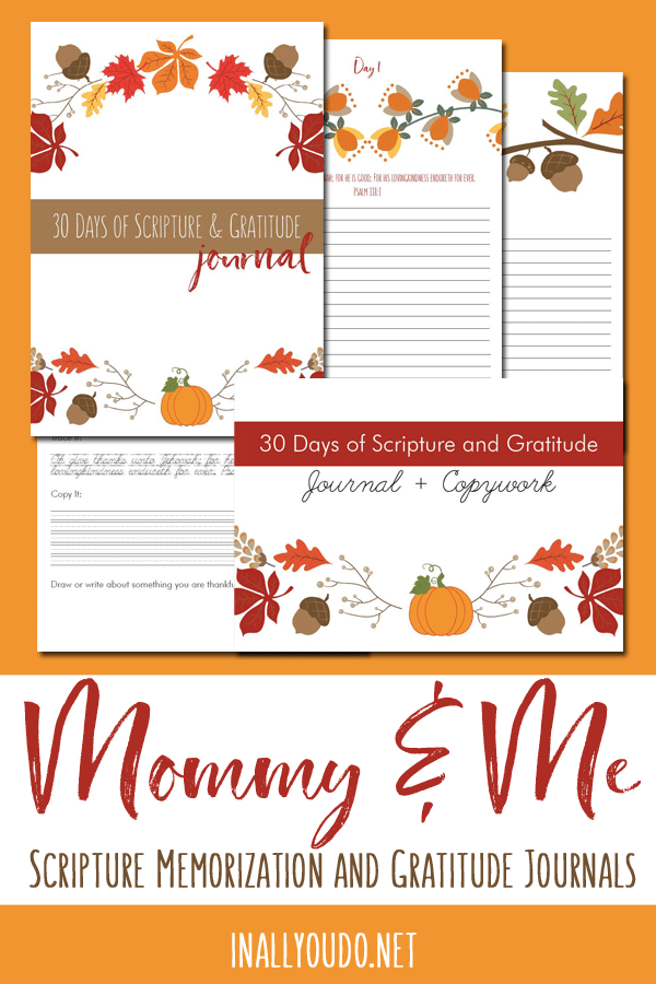 Are you looking for a way to learn and grow in the Bible with your children? Don't miss this Mommy & Me Gratitude Journal. Get it FREE for a Limited Time only! #Bible #gratitude #freehomeschooldeals #fhdhomeschoolers