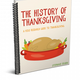 Get your kids researching with this FREE History of Thanksgiving Research Guide! #fhdhomeschoolers #freehomeschooldeals #fallresources #hsdays #homeschoolers