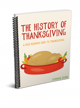 Get your kids researching with this FREE History of Thanksgiving Research Guide! #fhdhomeschoolers #freehomeschooldeals #fallresources #hsdays #homeschoolers