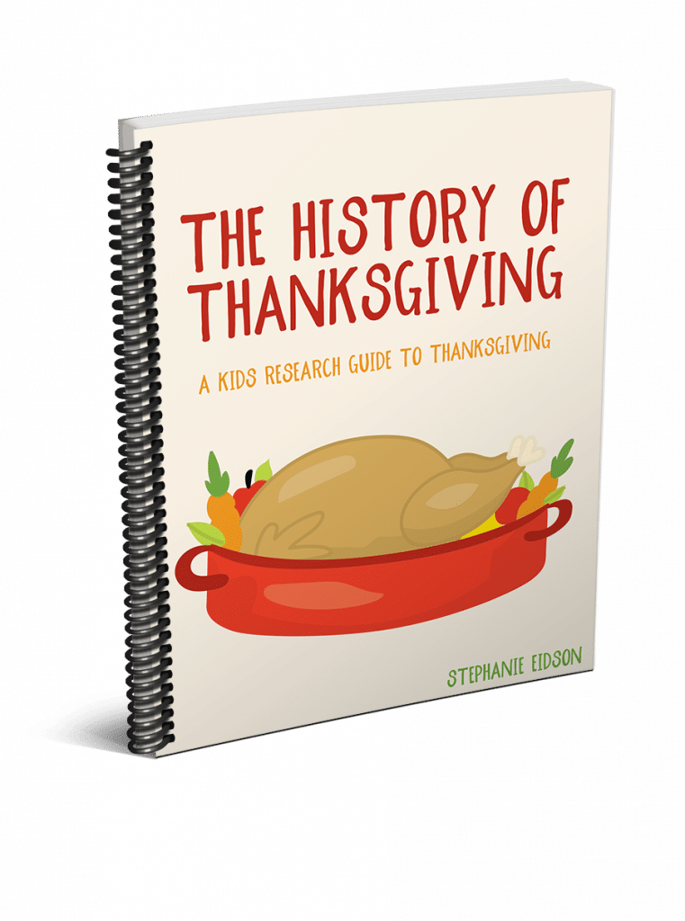 Get your kids researching with this FREE History of Thanksgiving Research Guide! #fhdhomeschoolers #freehomeschooldeals #fallresources #hsdays #homeschoolers