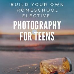 If your student has a camera app on their phone and a place to edit photos, you have all you need to create your own elective photography course! Find out more. #photography #teens #highschool #freehomeschooldeals #fhdhomeschoolers