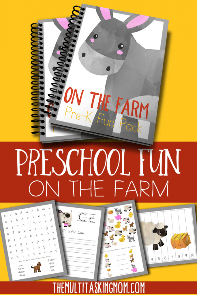 Do your little ones love farm animals? Use their excitement and enthusiasm to your advantage with this adorable PreK Farm Pack! #preschool #prek #freehomeschooldeals #fhdhomeschoolers