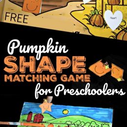 Have a little Fall fun with this FREE Pumpkin Shape Matching Game! #fhdhomeschoolers #freehomeschooldeals #fallresources #pumpkinmath #hsmoms