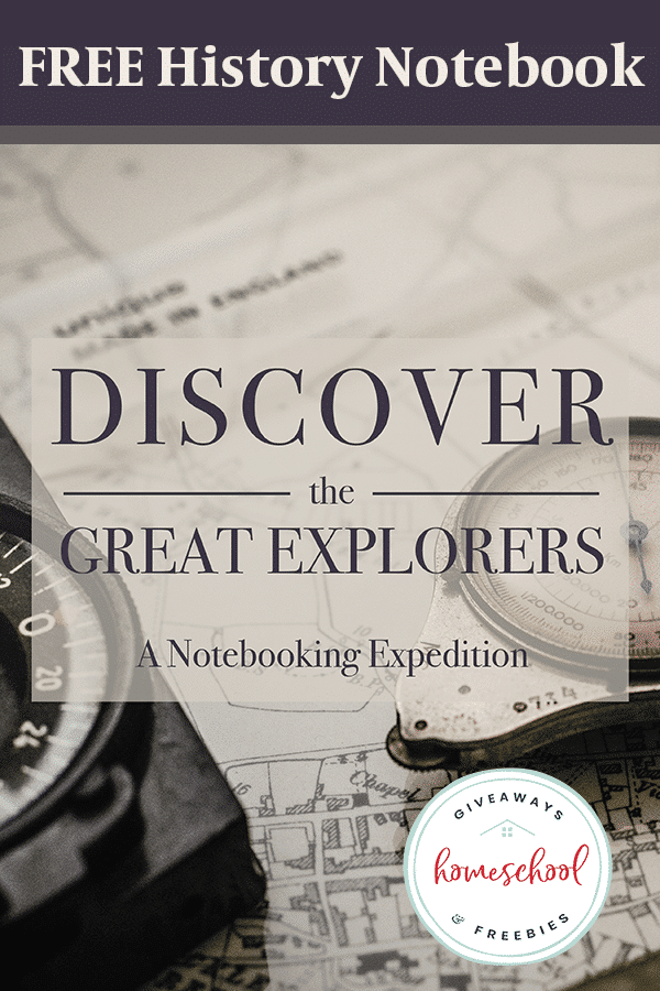 Kids can record what they learn about 50 different iconic explorers with this FREE Notebooking Journal. #notebooking #hsfreebies #freehomeschool deals #fhdhomeschoolers